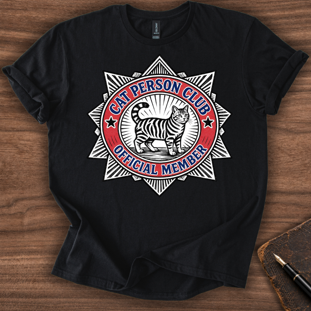 Cat Person Club T-Shirt