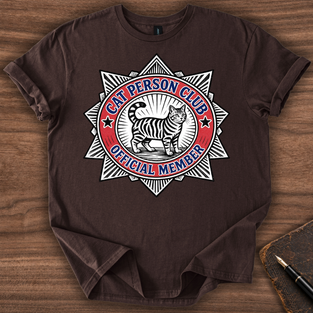 Cat Person Club T-Shirt