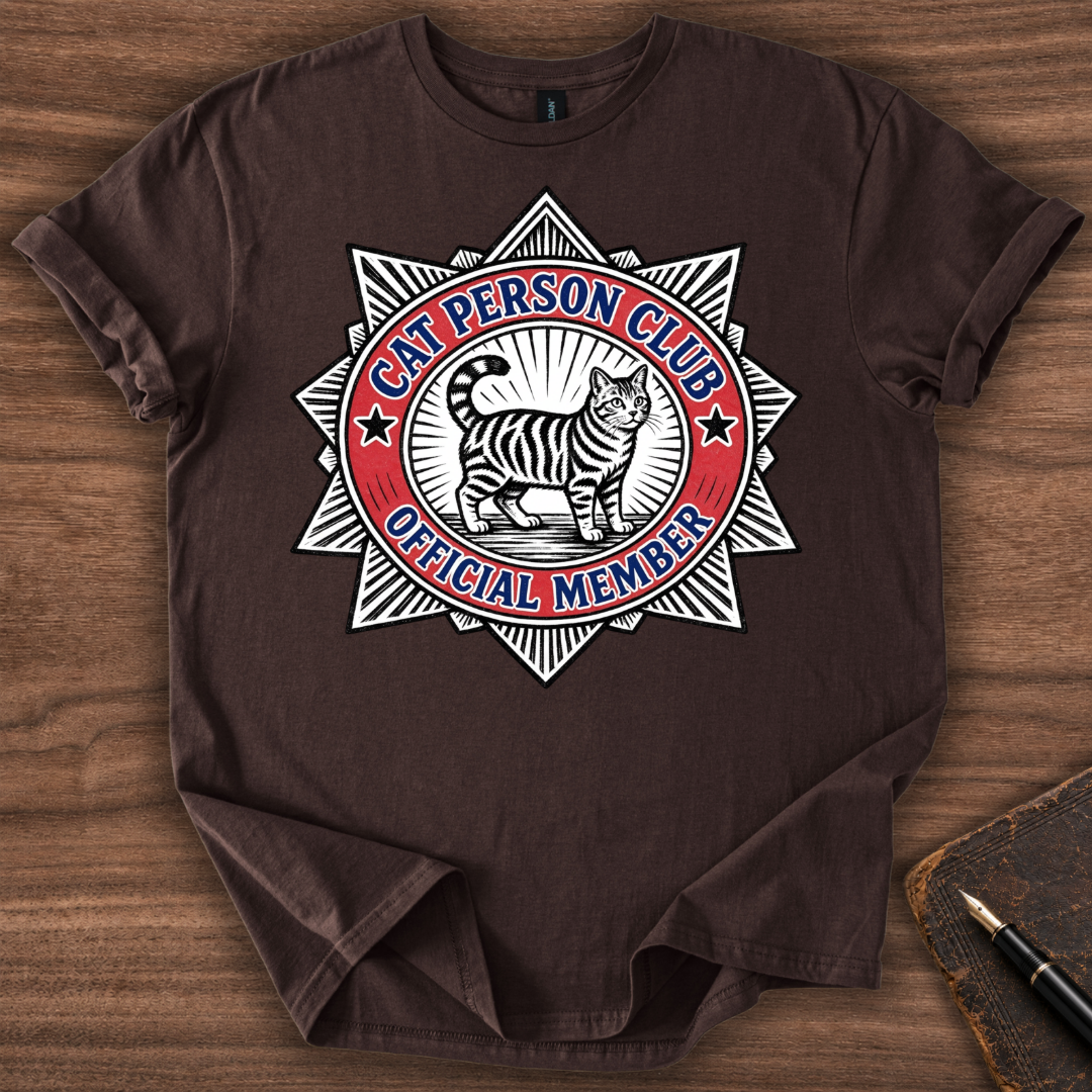 Cat Person Club T-Shirt
