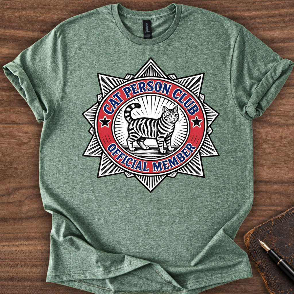Cat Person Club T-Shirt