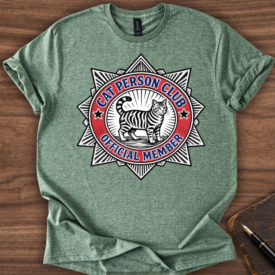 Cat Person Club T-Shirt