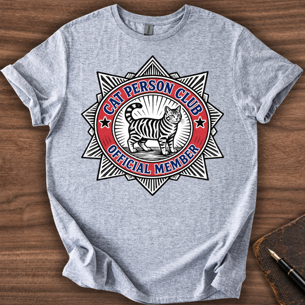 Cat Person Club T-Shirt