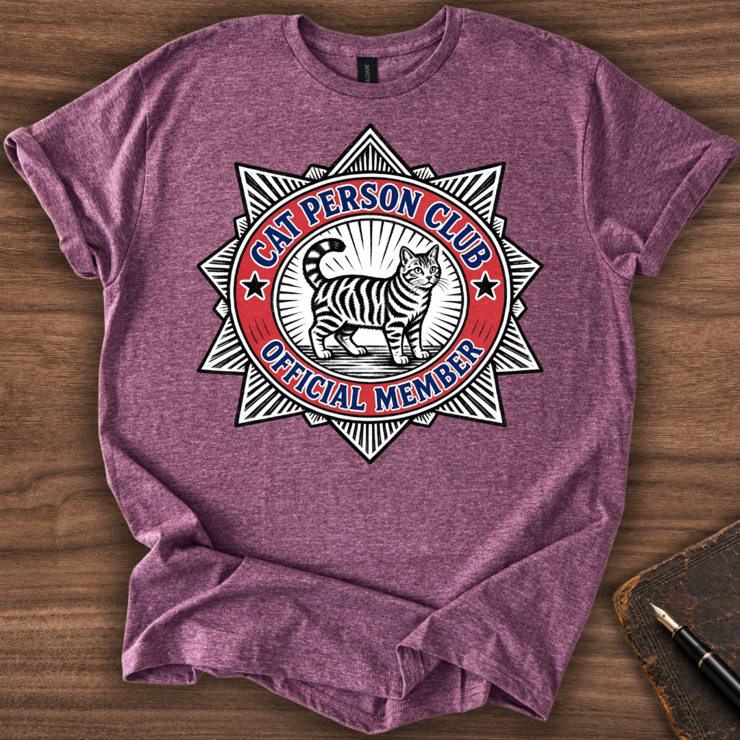 Cat Person Club T-Shirt