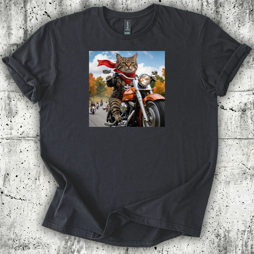 Cat Biker T-Shirt