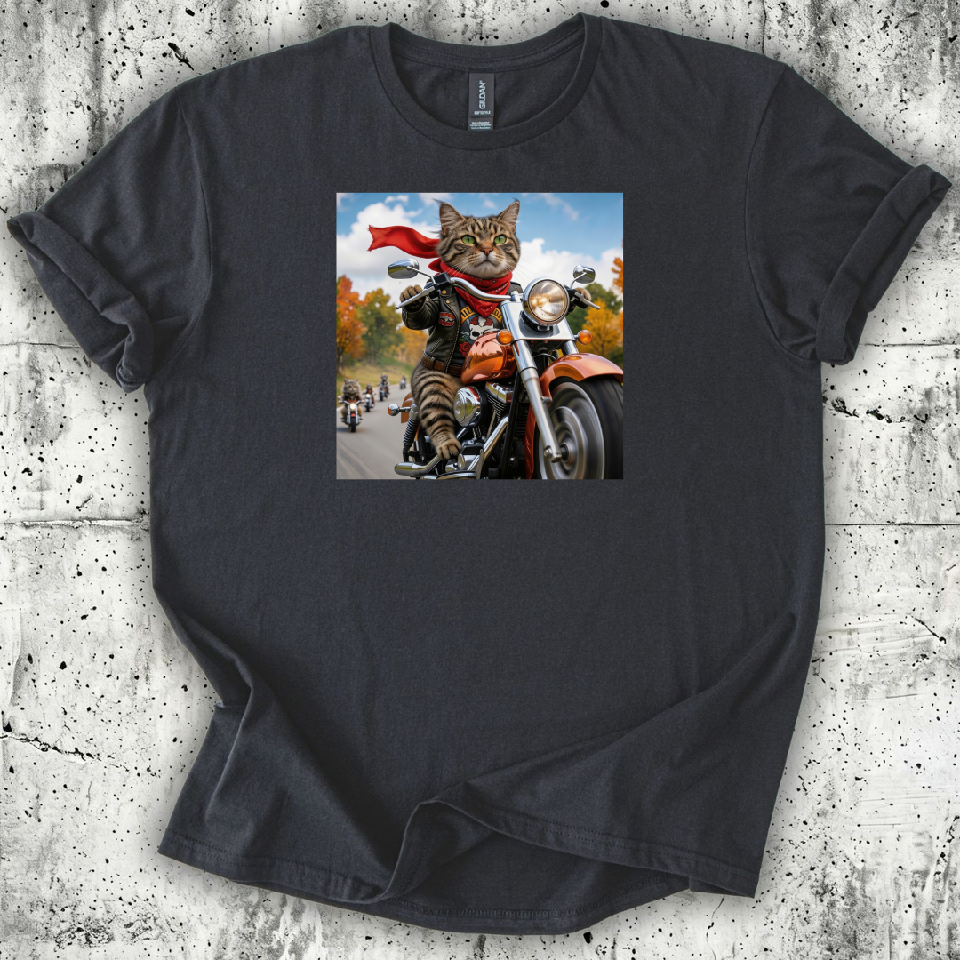 Cat Biker T-Shirt