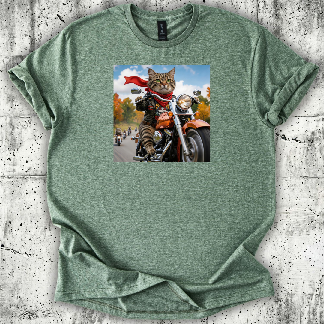 Cat Biker T-Shirt