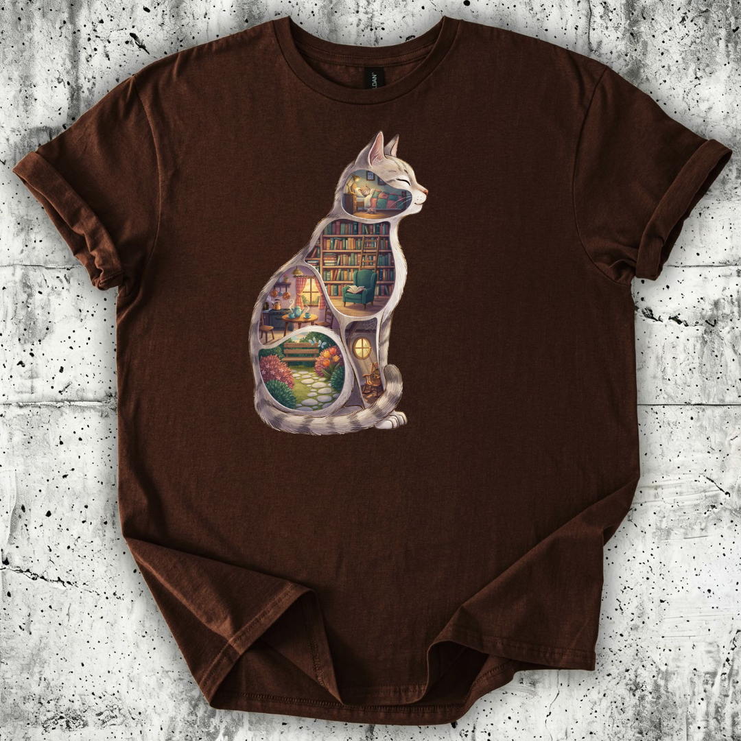 Cat Books T-Shirt