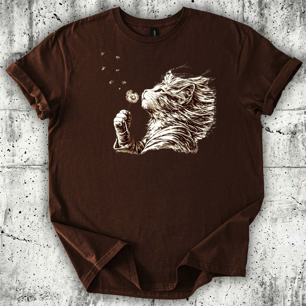 Cat Dandelion Wish T-Shirt