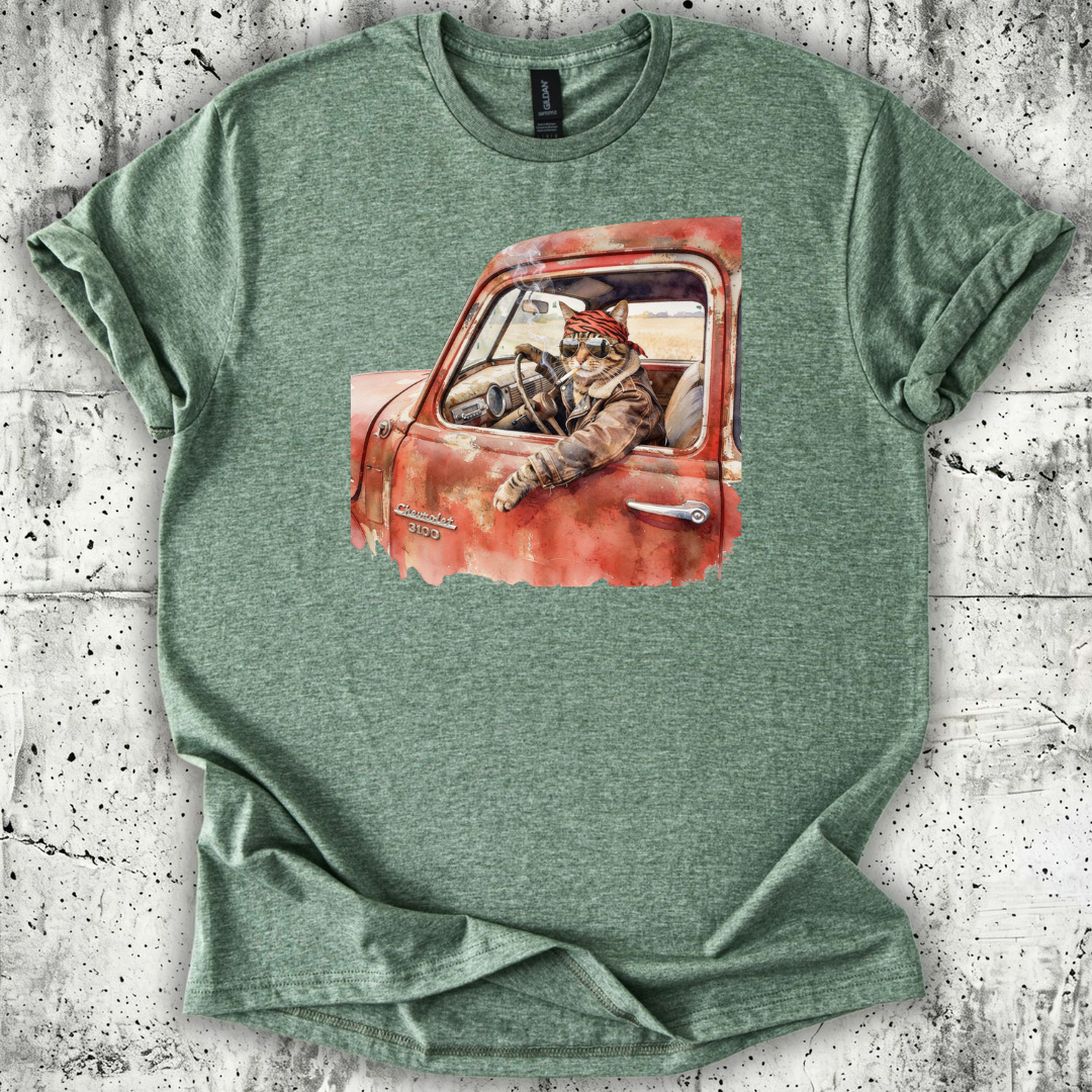 Cat Pickup Truck T-Shirt