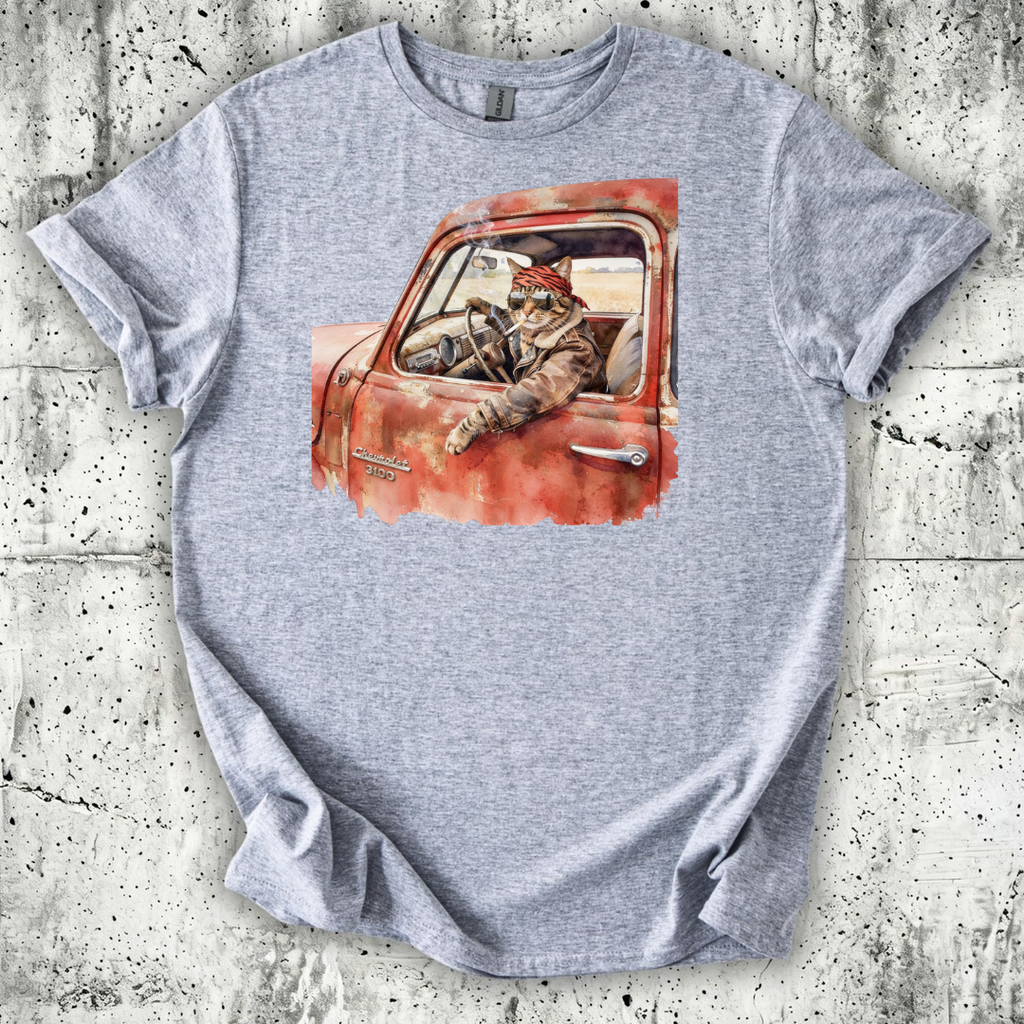 Cat Pickup Truck T-Shirt