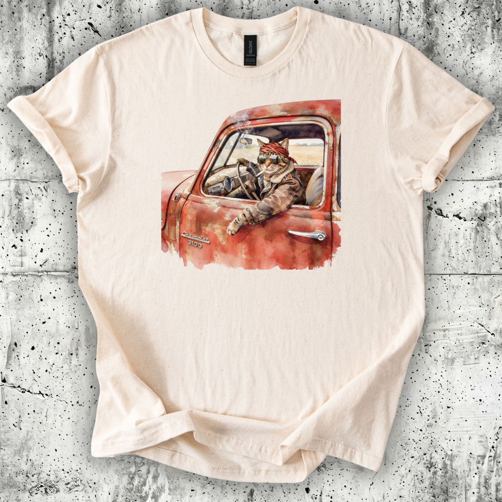 Cat Pickup Truck T-Shirt