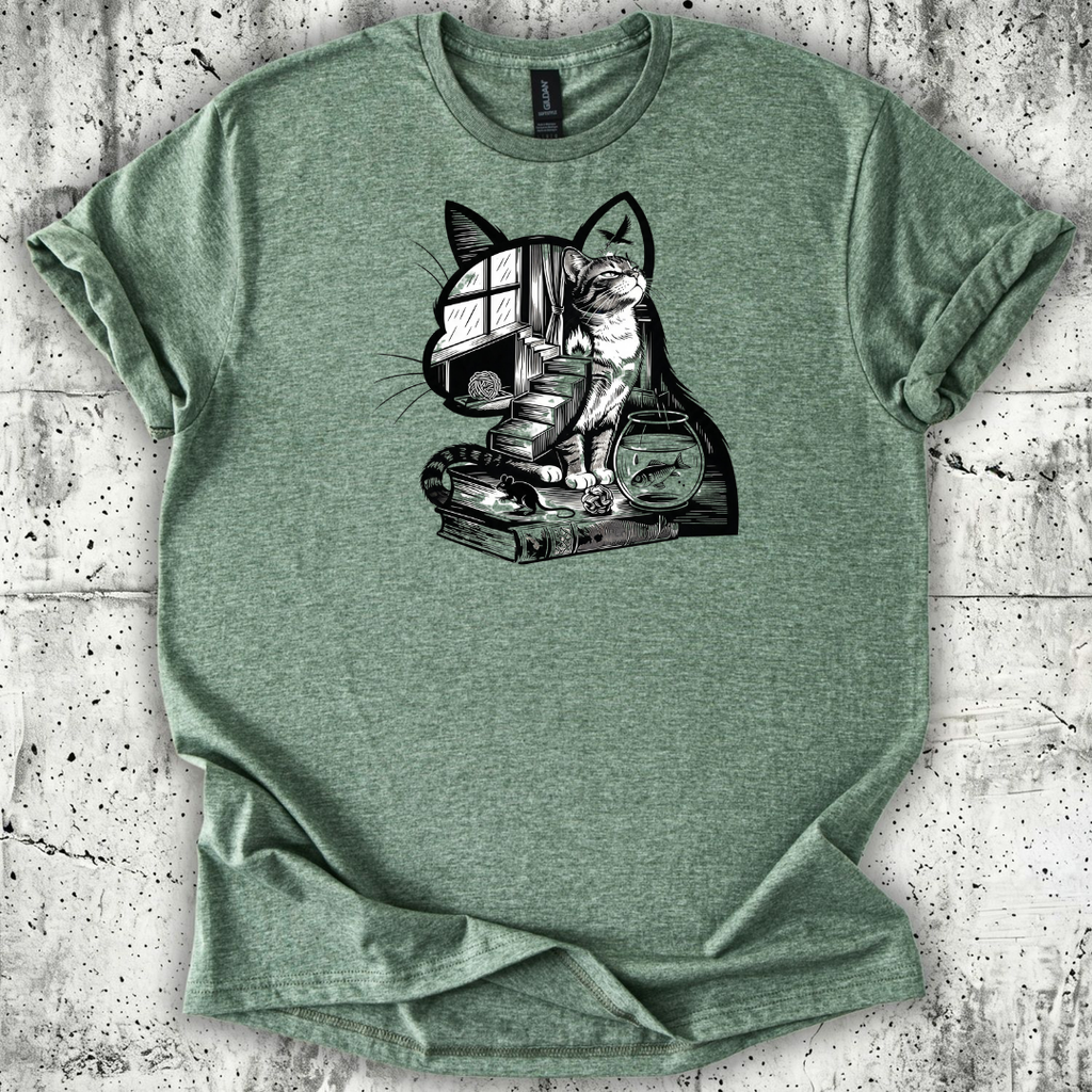 Cat Thinking T-Shirt