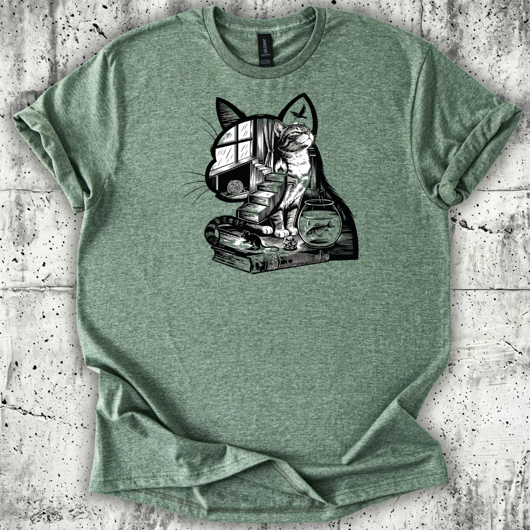 Cat Thinking T-Shirt