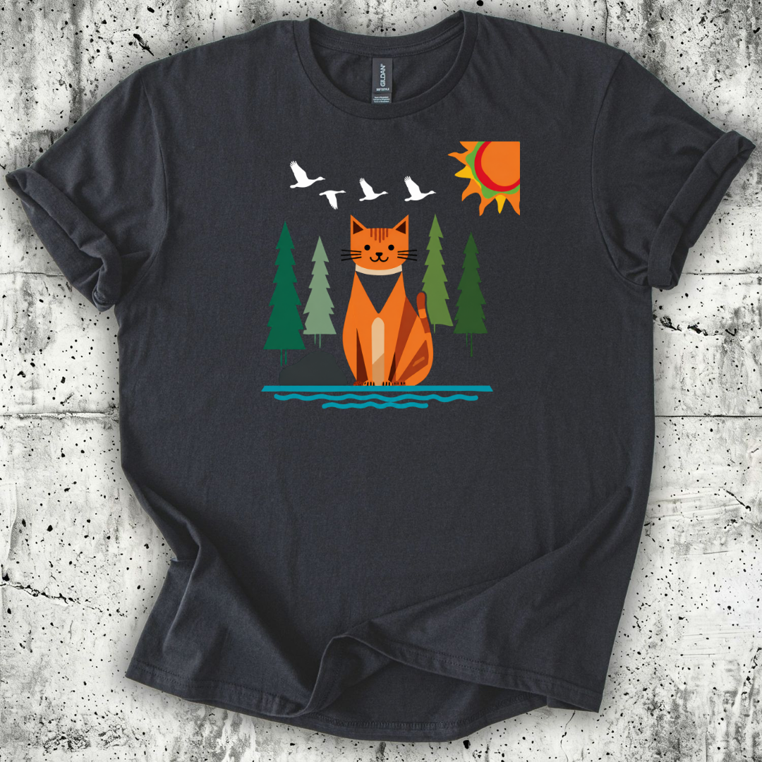 Cat and Sun T-Shirt