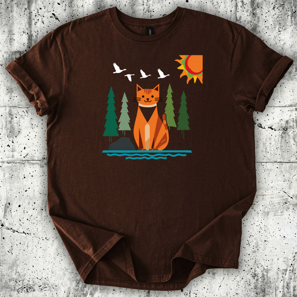Cat and Sun T-Shirt
