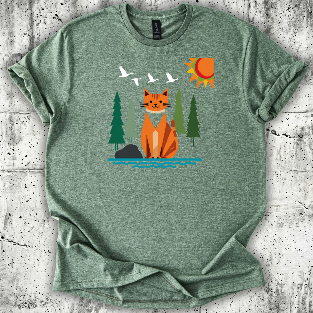 Cat and Sun T-Shirt
