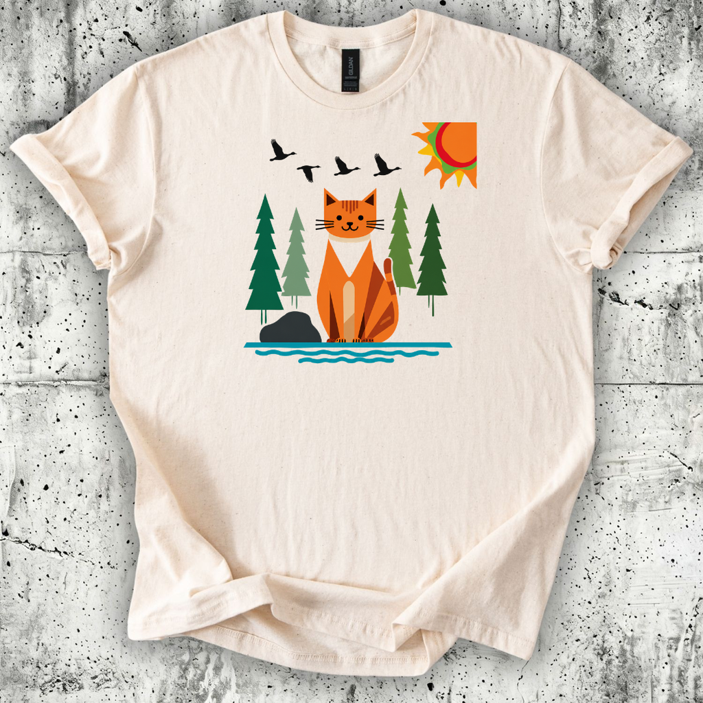 Cat and Sun T-Shirt