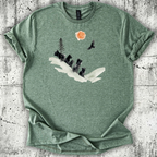 Cats and Bird T-Shirt