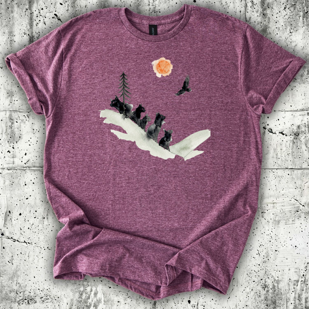 Cats and Bird T-Shirt
