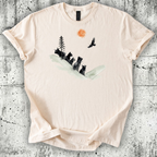 Cats and Bird T-Shirt