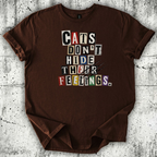 Cats Don't Hide Their Feelings T-Shirt