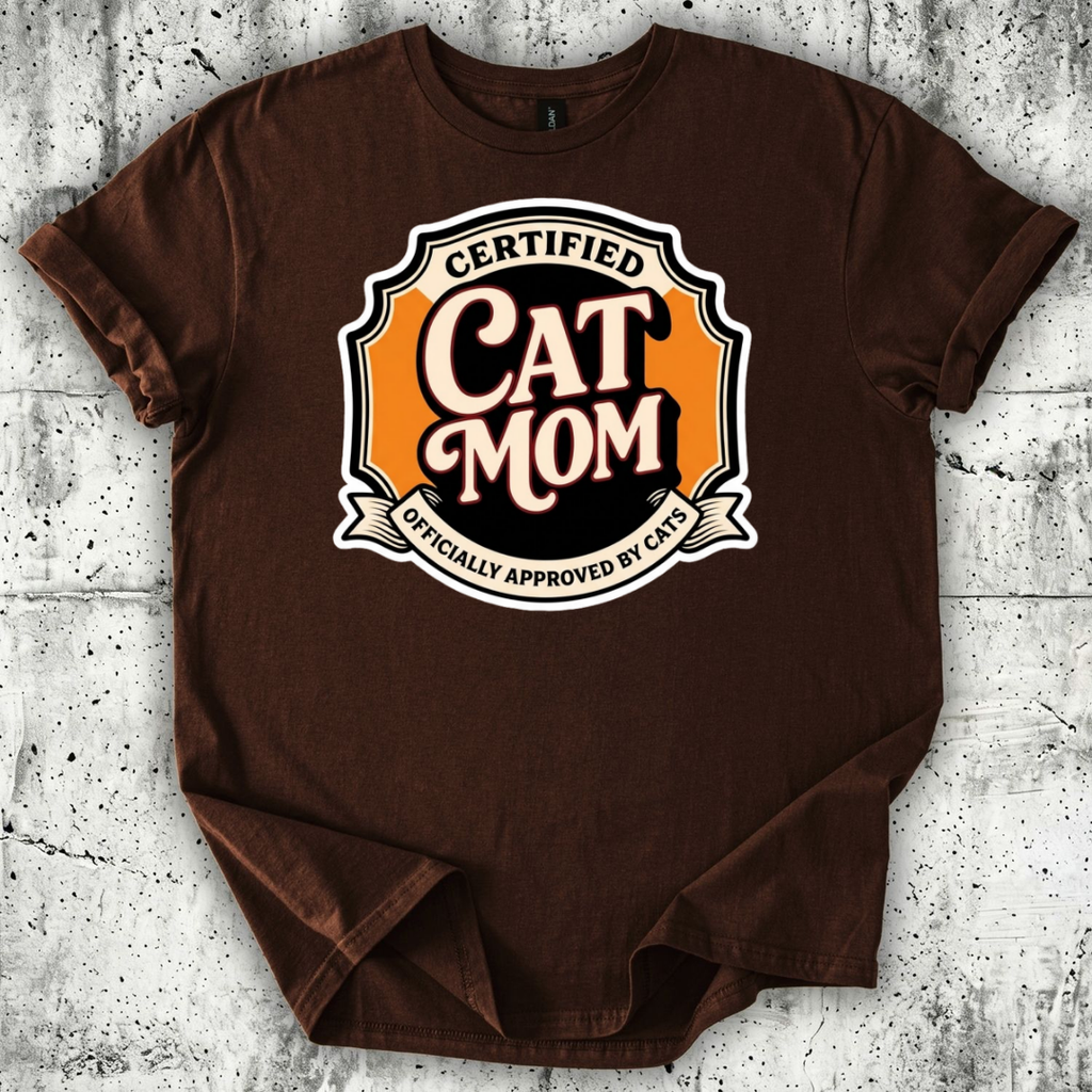 Certified Cat Mom T-Shirt
