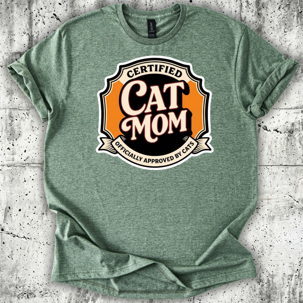 Certified Cat Mom T-Shirt