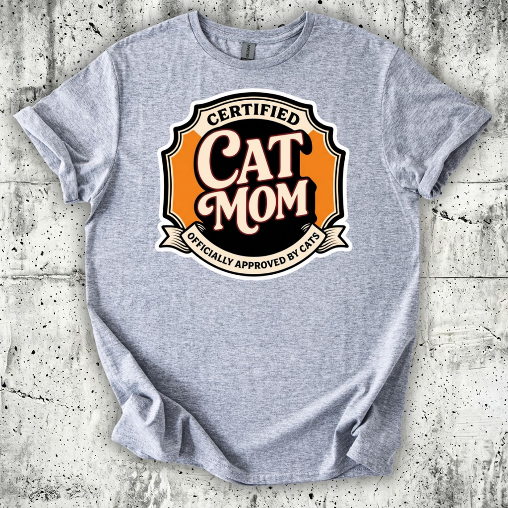 Certified Cat Mom T-Shirt