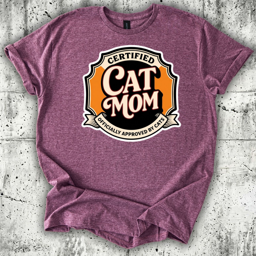 Certified Cat Mom T-Shirt