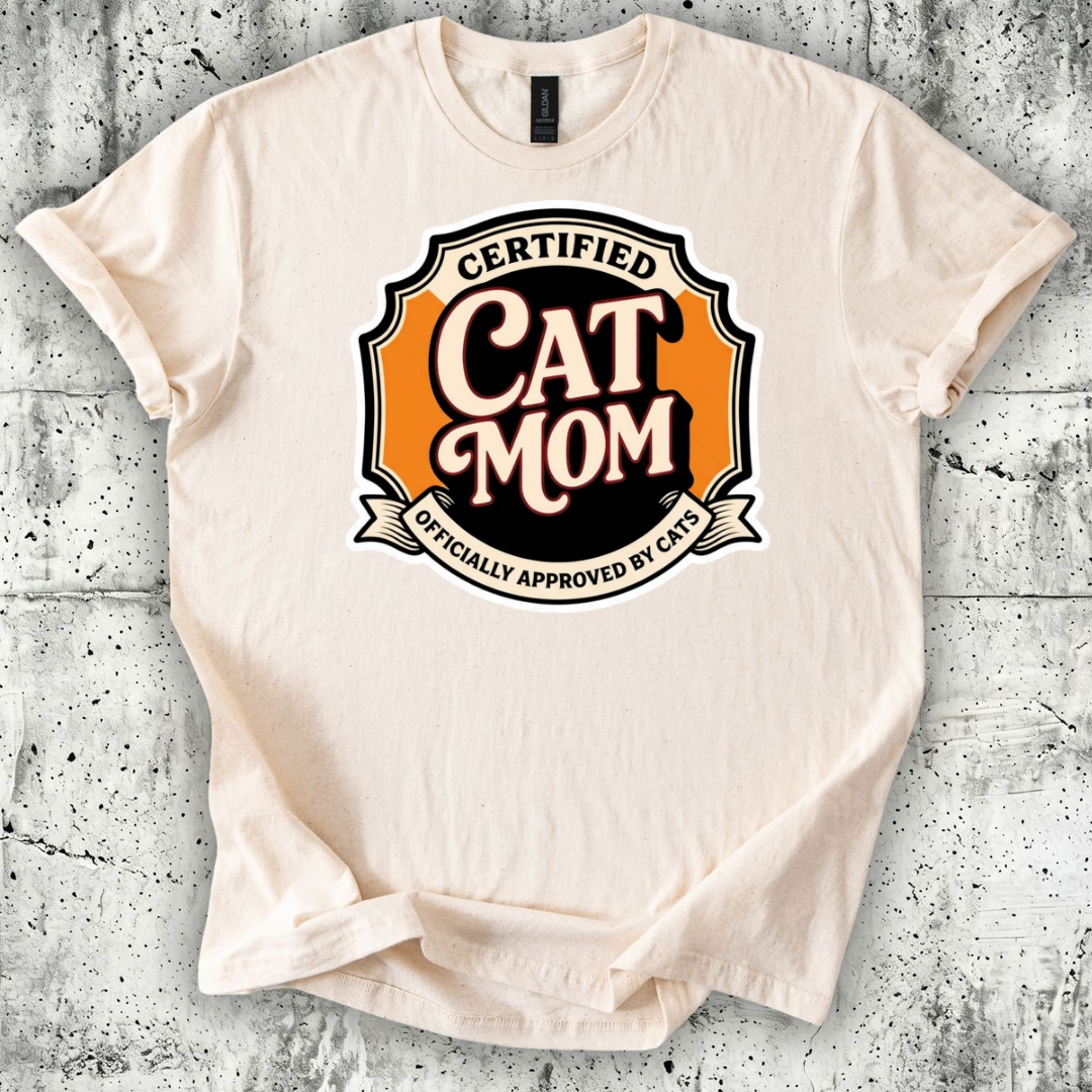 Certified Cat Mom T-Shirt