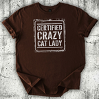 Certified Crazy Cat Lady T-Shirt