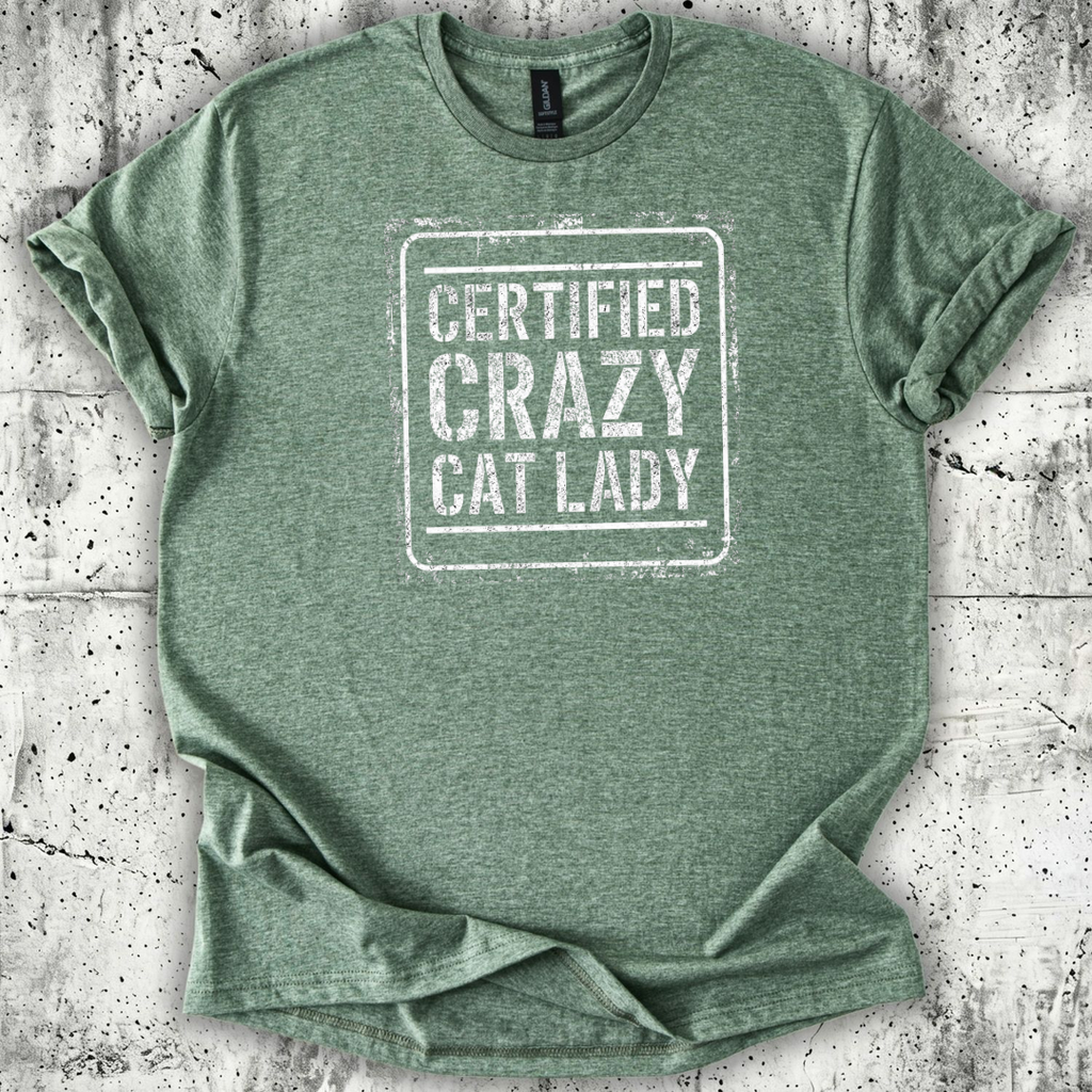 Certified Crazy Cat Lady T-Shirt