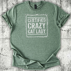 Certified Crazy Cat Lady T-Shirt