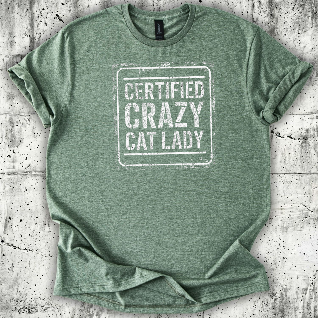 Certified Crazy Cat Lady T-Shirt