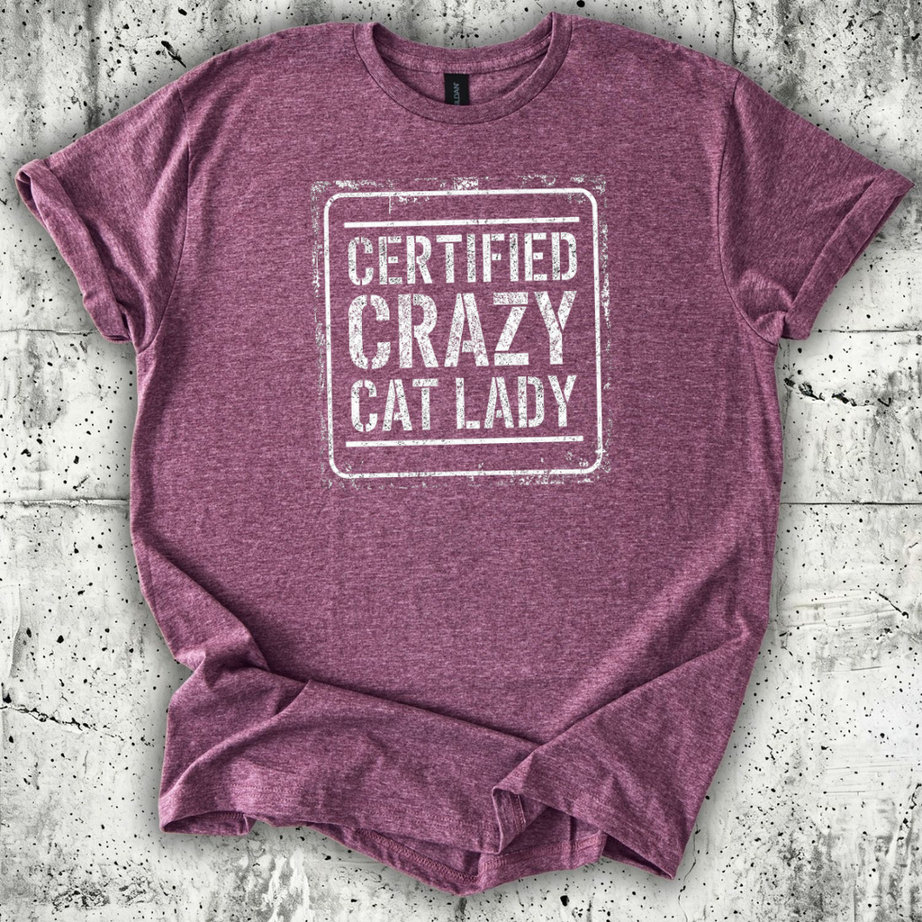 Certified Crazy Cat Lady T-Shirt