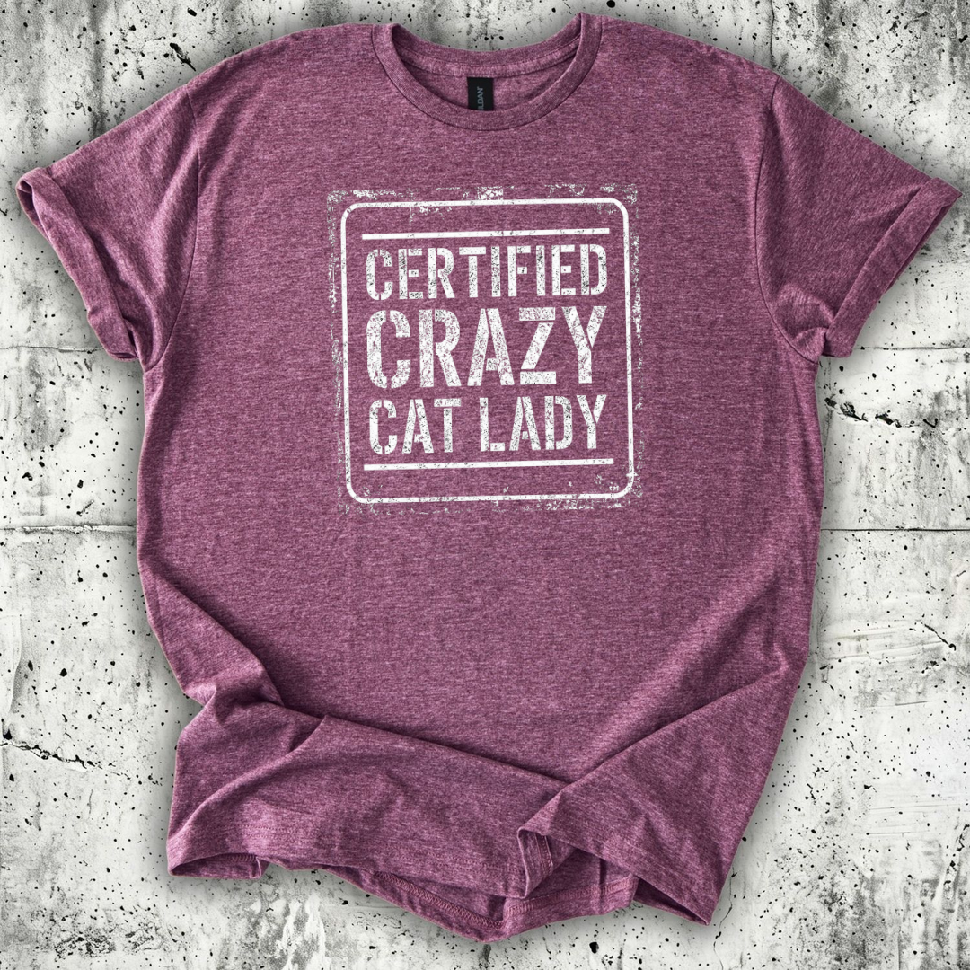 Certified Crazy Cat Lady T-Shirt