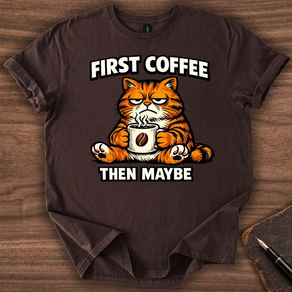 First Coffee then Maybe T-Shirt