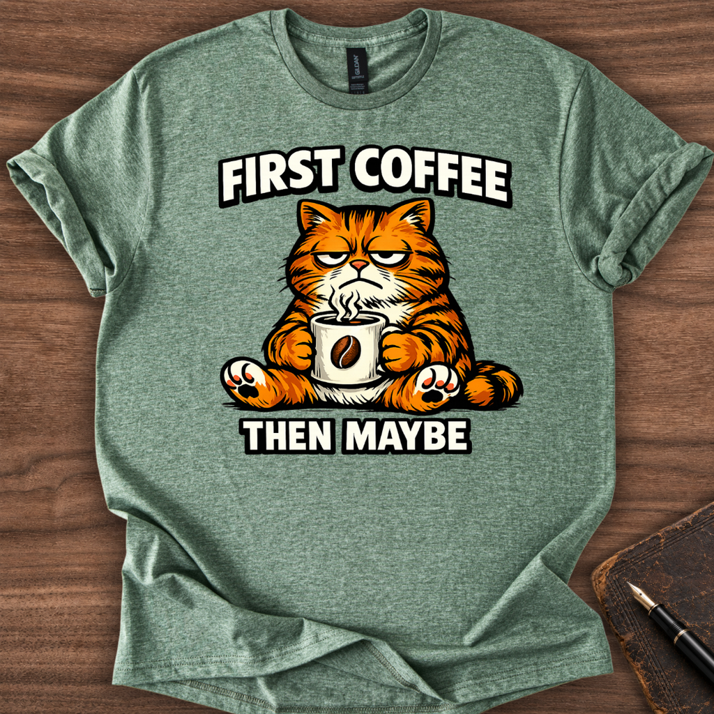 First Coffee then Maybe T-Shirt