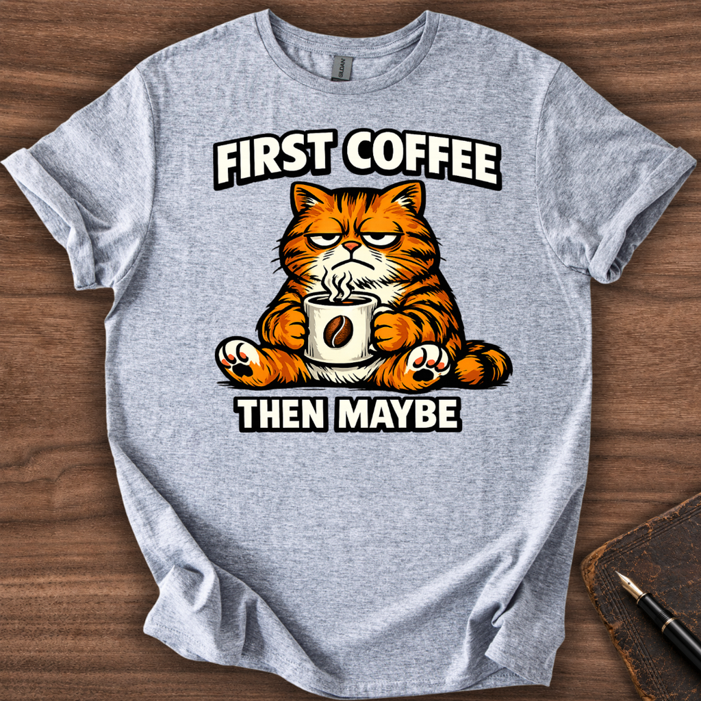 First Coffee then Maybe T-Shirt