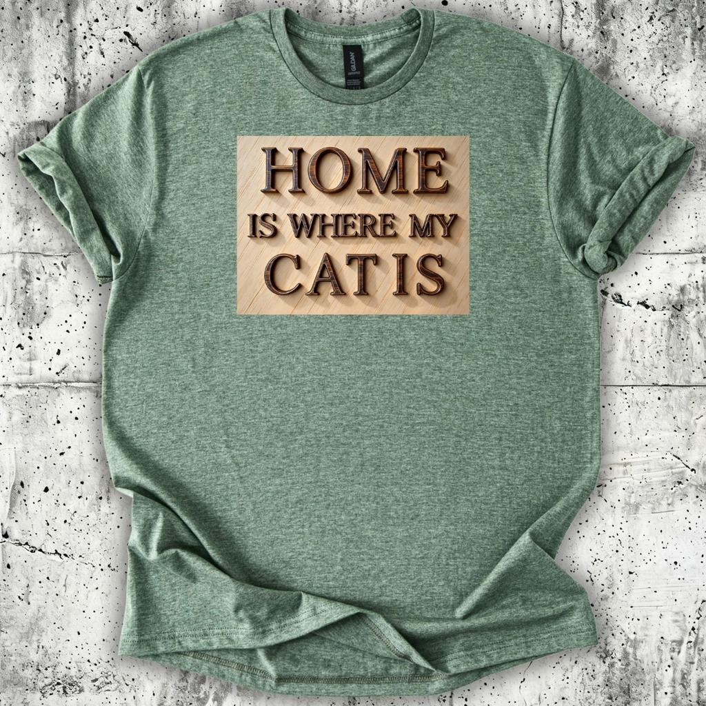 Home is where my cat is T-Shirt