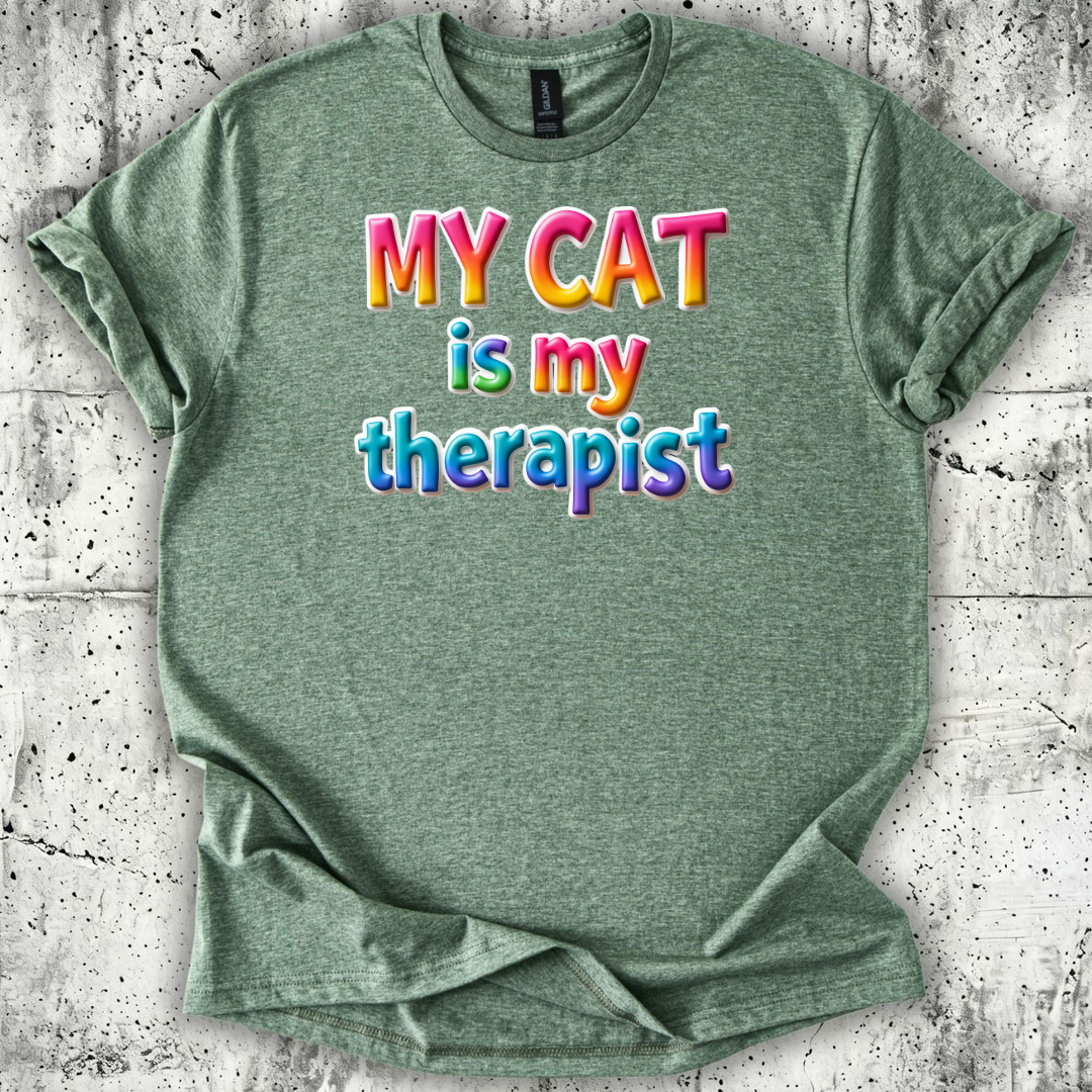 My Cat is my Therapist T-Shirt