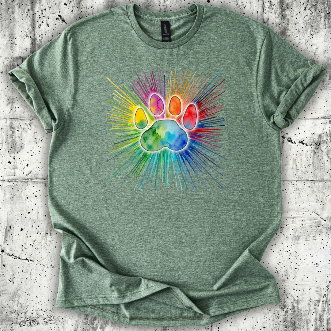Paw Rainbow T-Shirt