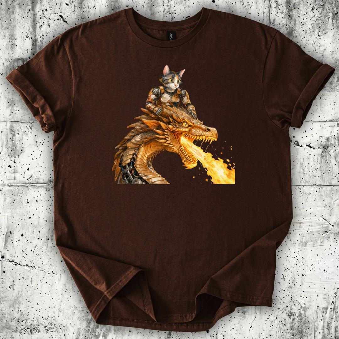 RoboCat on Dragon T-Shirt