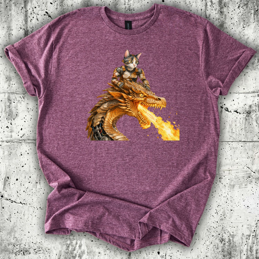 RoboCat on Dragon T-Shirt
