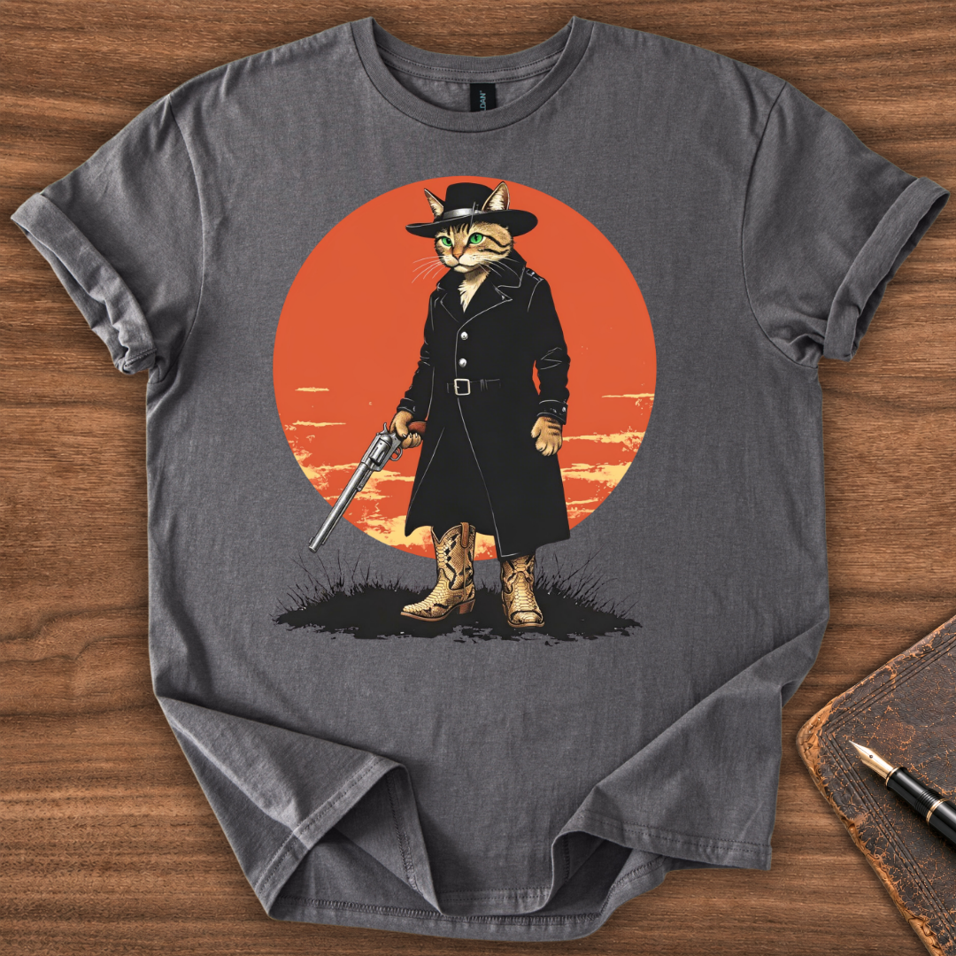Big Gun Cat T-Shirt - Image 2