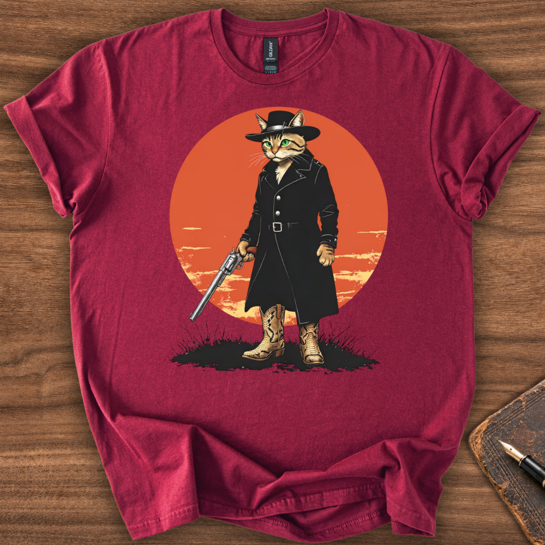 Big Gun Cat T-Shirt - Image 6