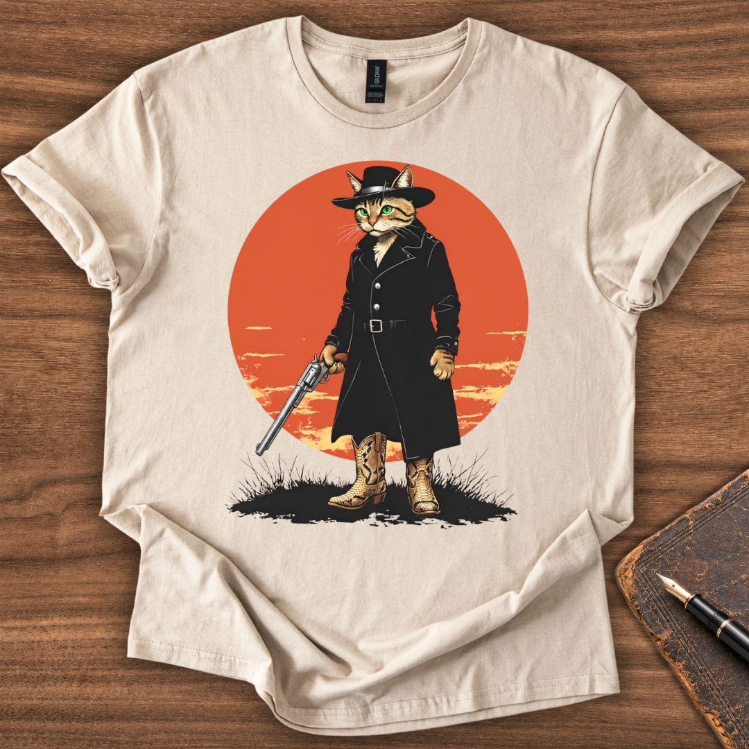 Big Gun Cat T-Shirt - Image 7