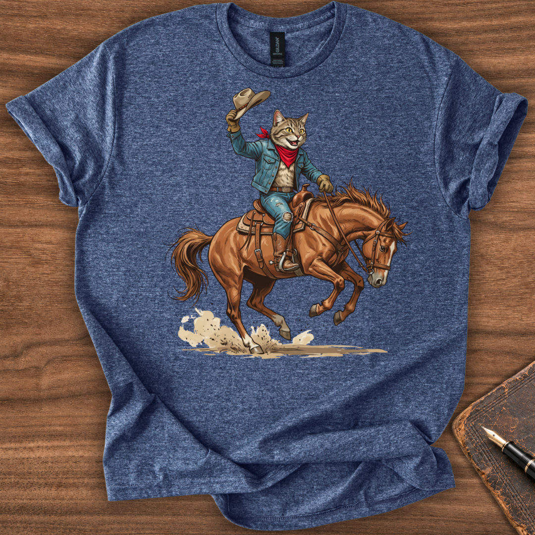 Cat Cowboy T-Shirt - Image 6