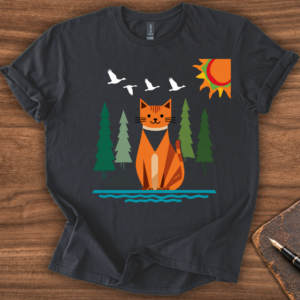 Cat and Sun T-Shirt
