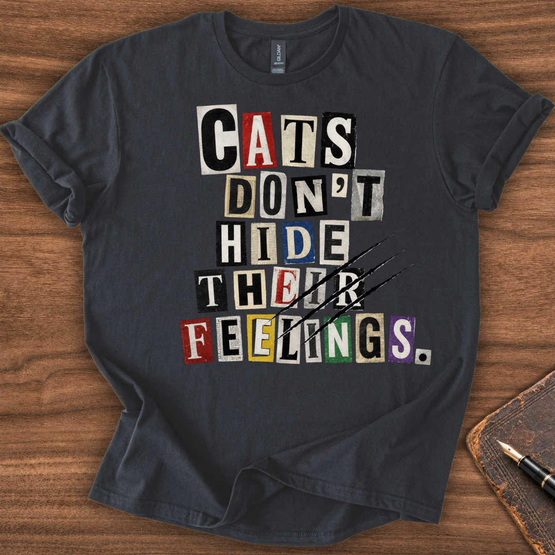 Cats Don't Hide T-Shirt - Image 2